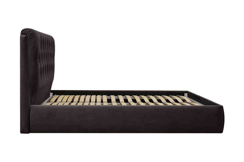 Bedford Sengpakke med Opbevaring 160x200 cm - Sort - Møbler - Senge - Komplet sengepakke