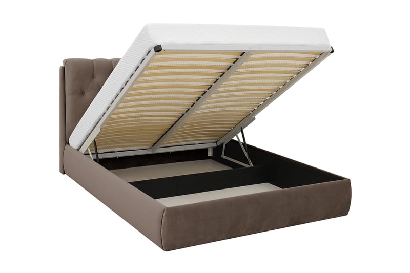 Bedford Sengpakke med Opbevaring 180x200 cm - Brun - Møbler - Senge - Komplet sengepakke
