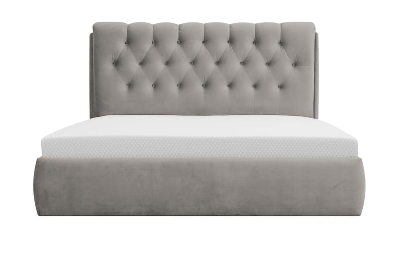 Bedford Sengpakke med Opbevaring 180x200 cm - Grå - Møbler - Senge - Komplet sengepakke