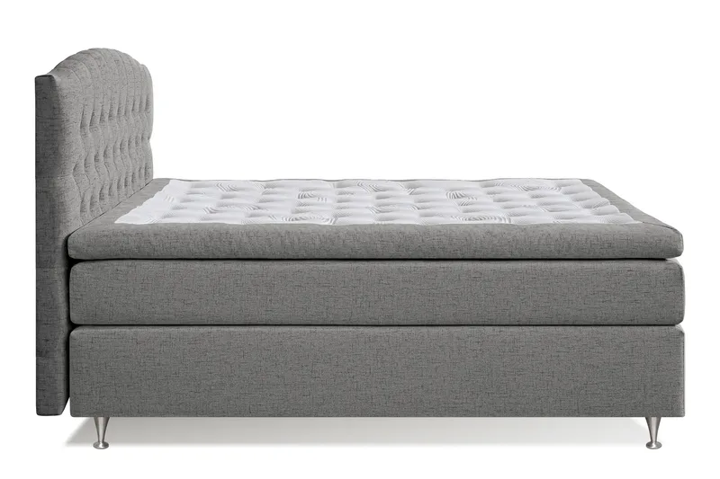 Belda Kontinentalseng 160x200 Fast/Medium - Grå - Møbler - Senge - Kontinentalsenge