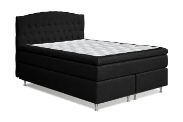 Belda Kontinentalseng 160x200 Medium - Sort - Møbler - Senge - Kontinentalsenge