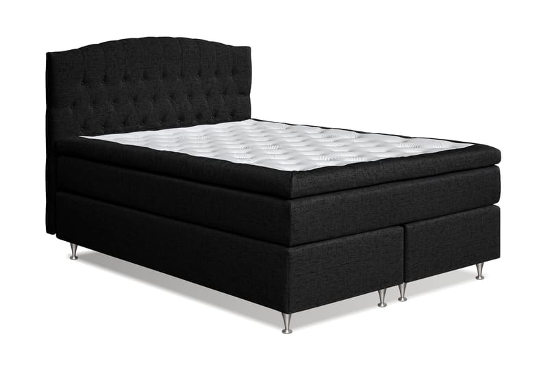 Belda Sengepakke 160x200 Medium - Sort - Møbler - Senge - Komplet sengepakke