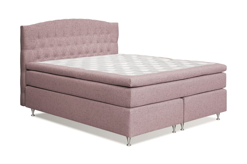 Belda Sengepakke 180x200 Medium - Lyserød - Møbler - Senge - Komplet sengepakke