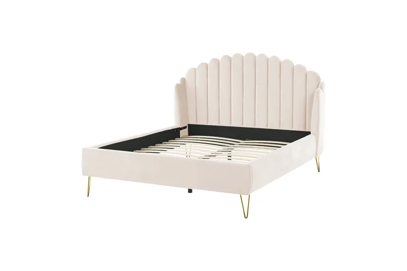 Benicio Sengeramme 140x200 cm, Beige/Guld