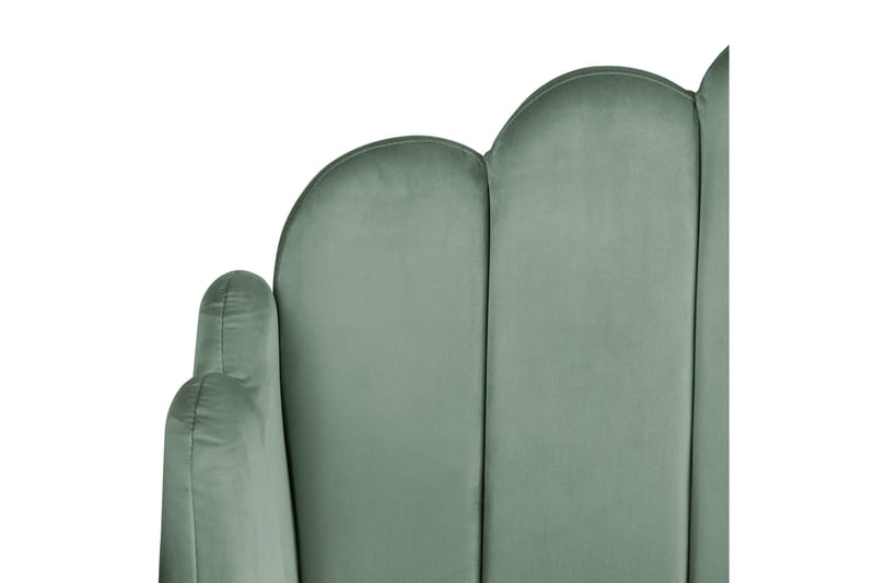 Benicio Sengeramme 180x200 cm - Grøn/Guld - Møbler - Senge - Sengeramme & sengestel