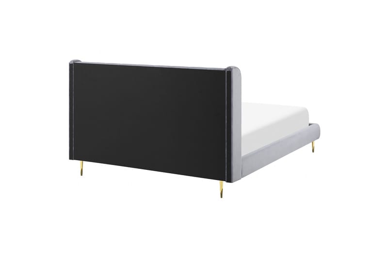 Bernie Sengeramme 160x200 cm - Grå/Guld - Møbler - Senge - Sengeramme & sengestel