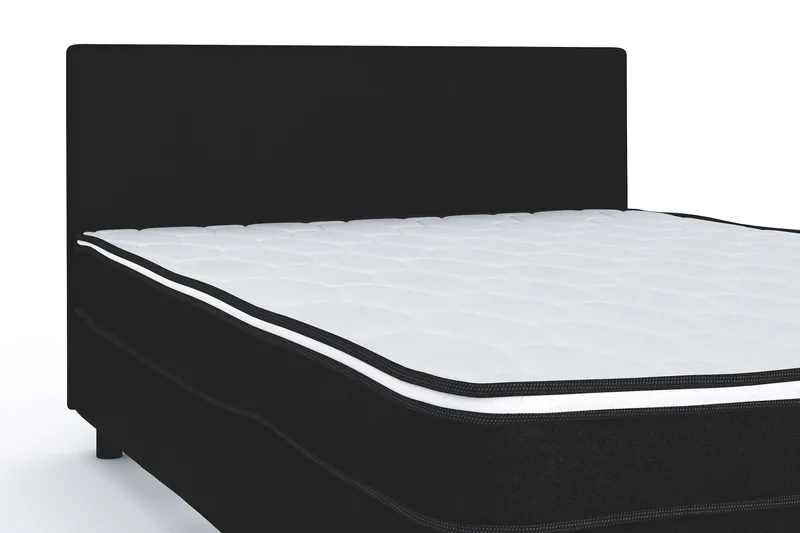 Billingen  Komplet Sengepakke 120x200 cm - Sort - Møbler - Senge - Kontinentalsenge