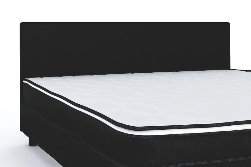 Billingen  Komplet Sengepakke 160x200 cm - Sort - Møbler - Senge - Kontinentalsenge