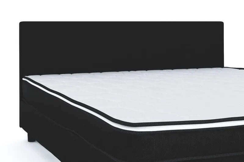 Billingen  Komplet Sengepakke 160x200 cm - Sort - Møbler - Senge - Kontinentalsenge