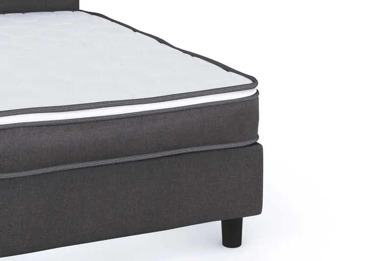 Billingen  Komplet Sengepakke 90x200 cm - Grå - Møbler - Senge - Kontinentalsenge