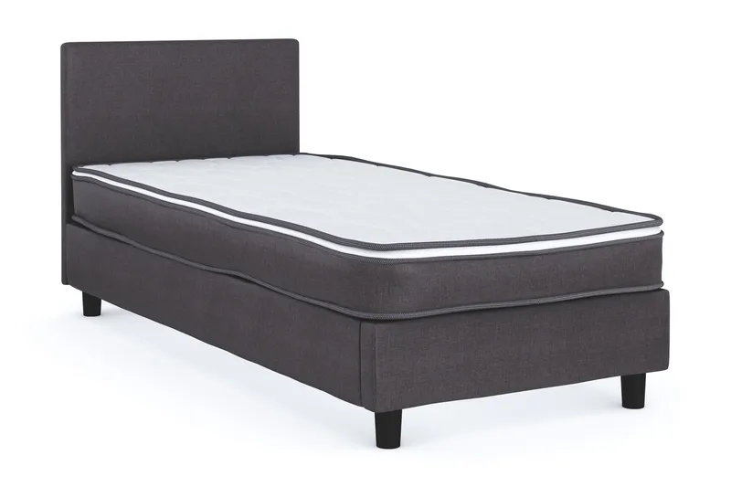 Billingen  Komplet Sengepakke 90x200 cm - Grå - Møbler - Senge - Kontinentalsenge