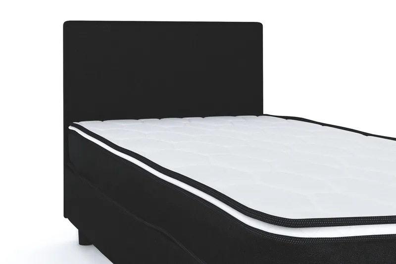 Billingen  Komplet Sengepakke 90x200 cm - Sort - Møbler - Senge - Kontinentalsenge