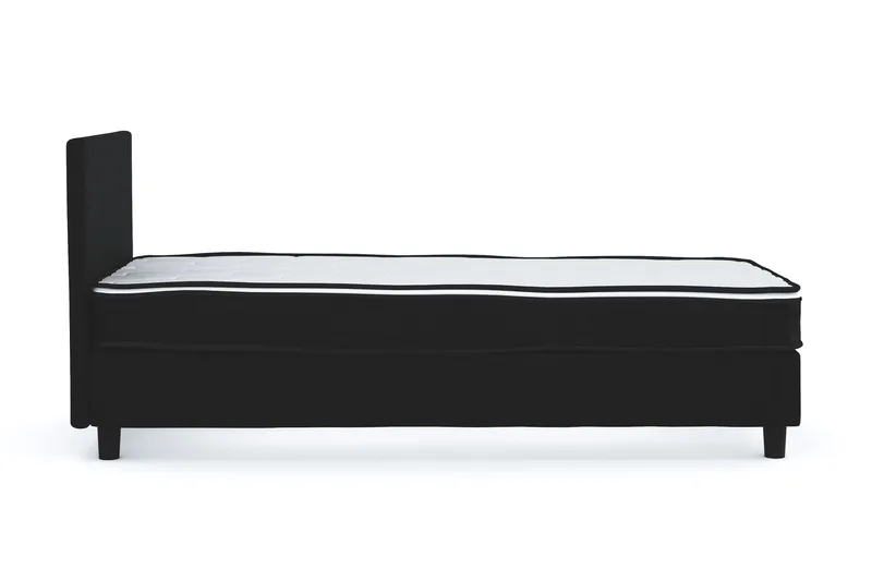 Billingen  Komplet Sengepakke 90x200 cm - Sort - Møbler - Senge - Kontinentalsenge