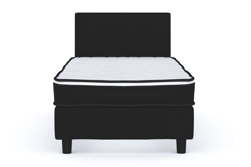 Billingen  Komplet Sengepakke 90x200 cm - Sort - Møbler - Senge - Kontinentalsenge