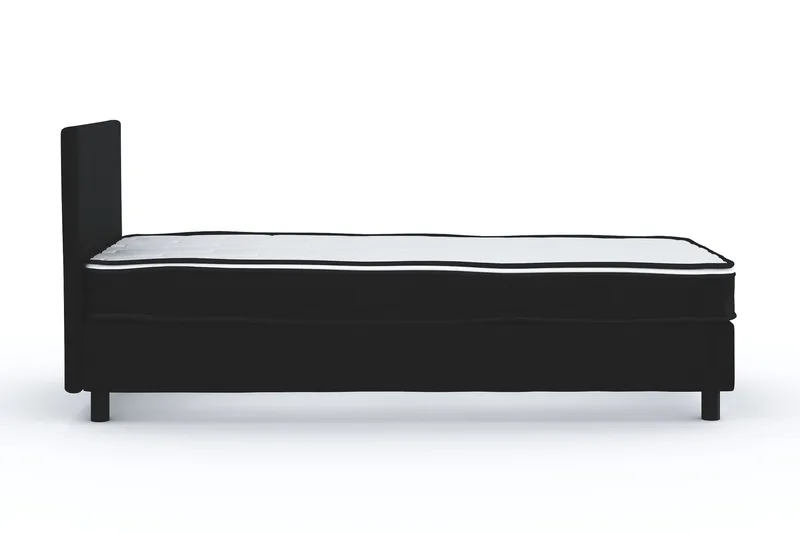 Billingen  Komplet Sengepakke 90x200 cm - Sort - Møbler - Senge - Kontinentalsenge