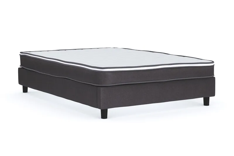 Billingen Kontinentalseng 140x200 cm - Grå - Møbler - Senge - Kontinentalsenge