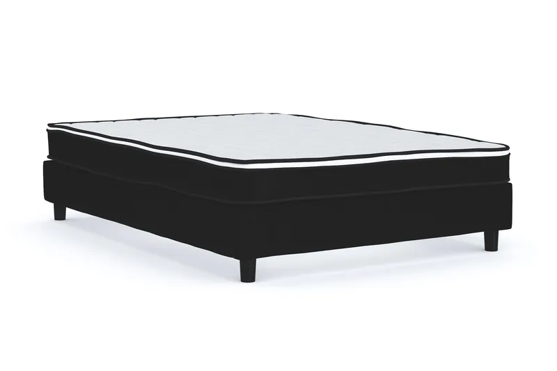 Billingen Kontinentalseng 140x200 cm - Sort - Møbler - Senge - Kontinentalsenge