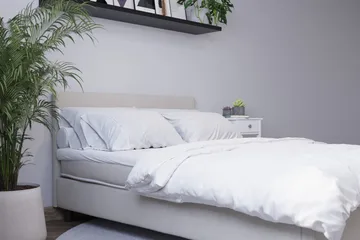 Billingen Kontinentalseng 160x200 cm - Beige - Møbler - Senge - Enkeltsenge