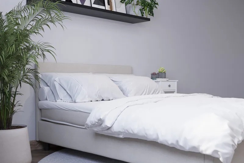Billingen Kontinentalseng 160x200 cm - Beige - Møbler - Senge - Enkeltsenge
