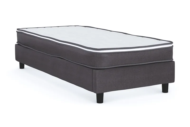 Billingen Kontinentalseng 90x200 cm - Grå - Møbler - Senge - Kontinentalsenge