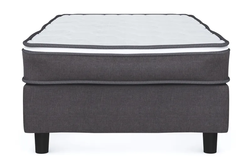 Billingen Kontinentalseng 90x200 cm - Grå - Møbler - Senge - Kontinentalsenge