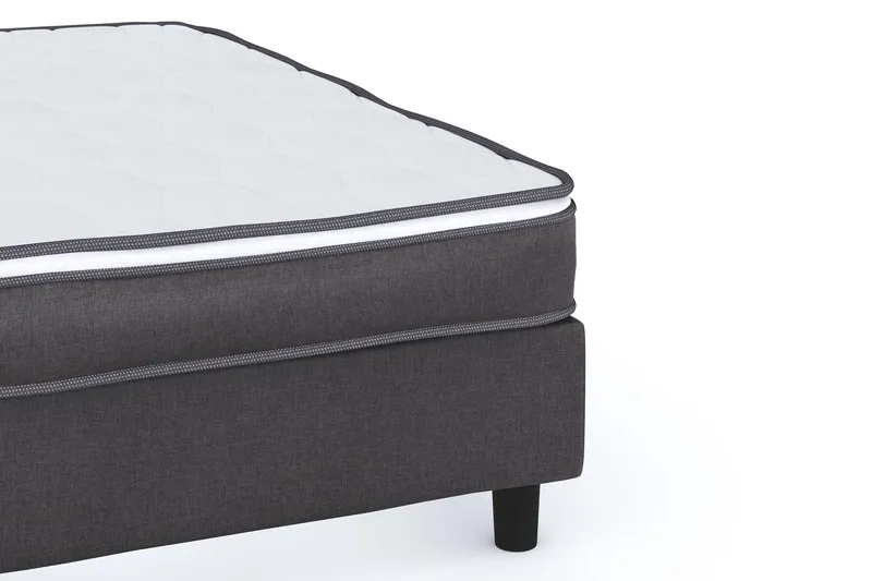 Billingen Kontinentalseng 90x200 cm - Grå - Møbler - Senge - Kontinentalsenge
