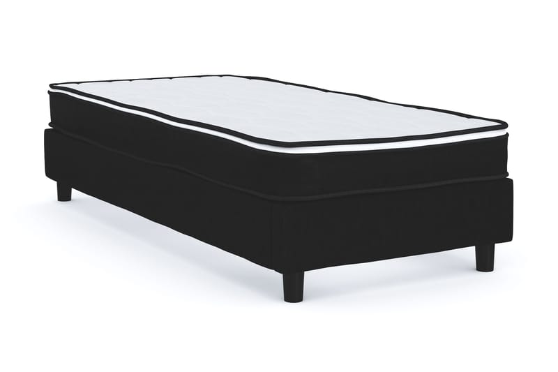 Billingen Kontinentalseng 90x200 cm - Sort - Møbler - Senge - Komplet sengepakke