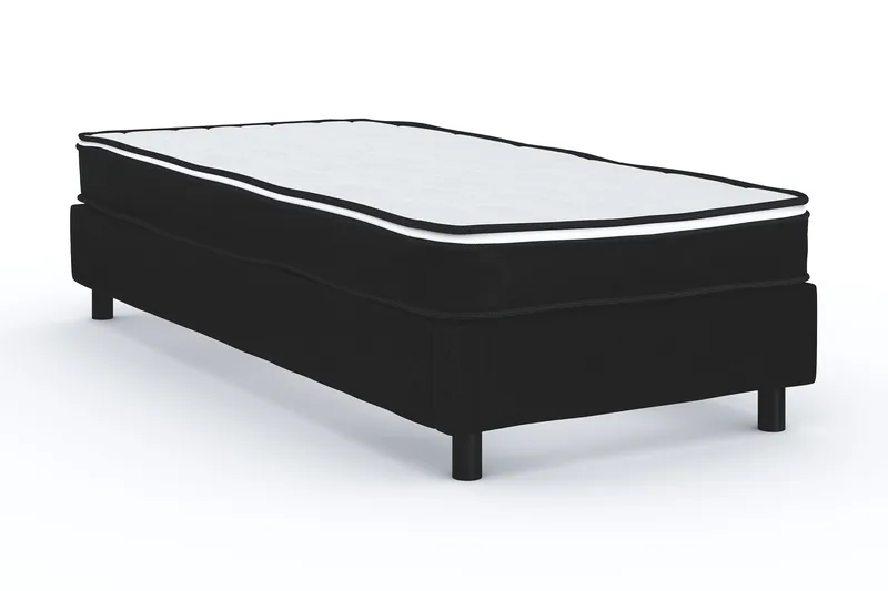 Billingen Kontinentalseng 90x200 cm - Sort - Møbler - Senge - Kontinentalsenge