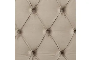 Bode Blød Sengeramme 180x200 cm i Fløjl med Sengegavl - Taupe - Møbler - Senge - Sengeramme & sengestel