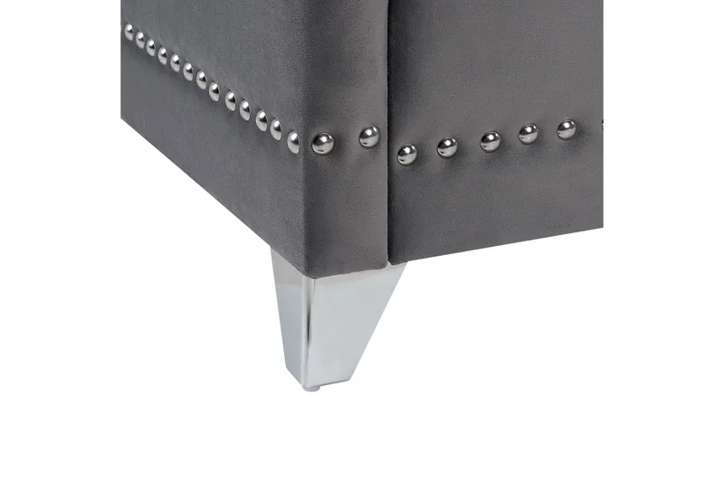 Bode Sengeramme 180x200 cm - Grå - Møbler - Senge - Sengeramme & sengestel