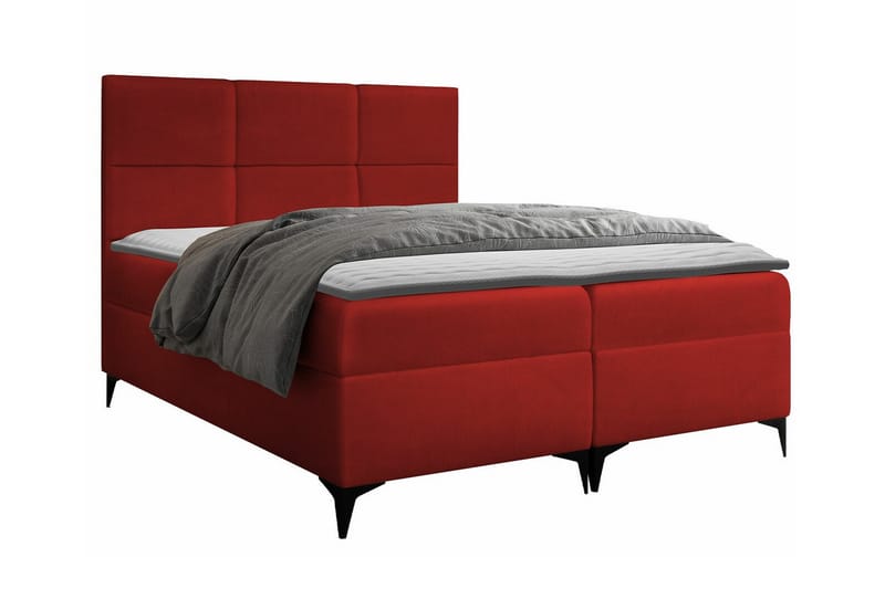 Boisdale Sengeramme 120x200 cm - Rød - Sengeramme & sengestel