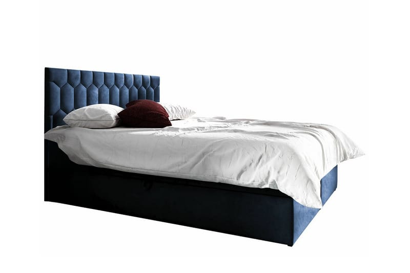Boisdale Sengeramme 140x200 cm - Mørkeblå - Sengeramme & sengestel