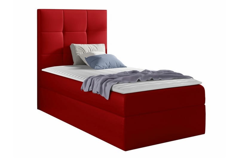 Boisdale Sengeramme 80x200 cm - Rød - Sengeramme & sengestel