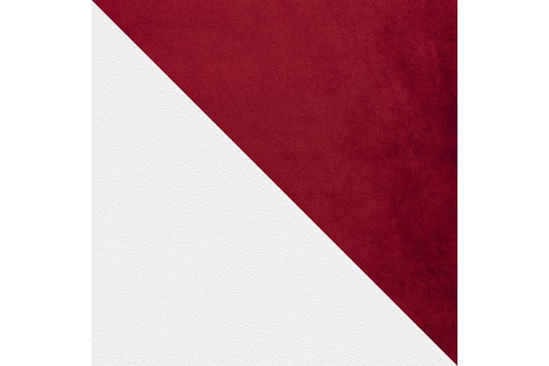Boisdale Sengeramme 80x200 cm - Rød/Hvid - Sengeramme & sengestel