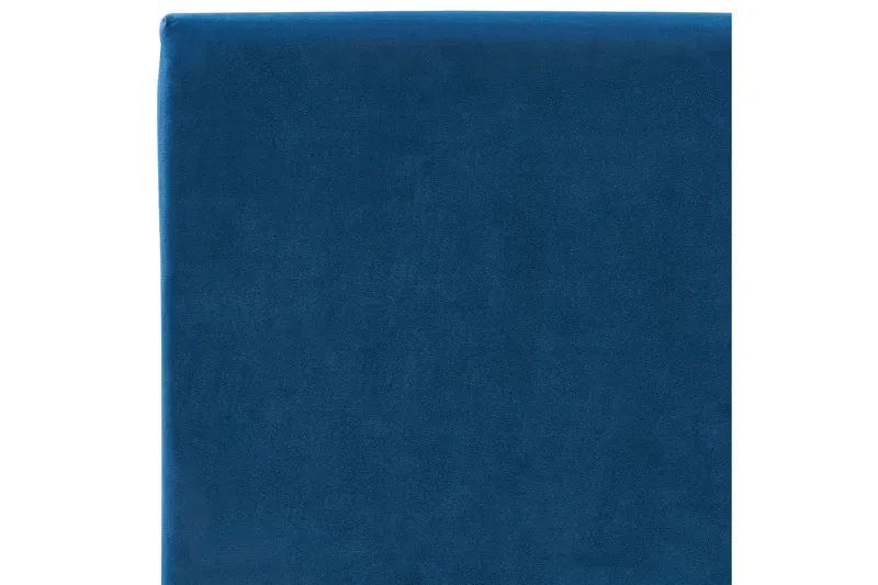 Bossom Sengeramme 140x200 cm - Blå/Mørkt træ - Møbler - Senge - Sengeramme & sengestel