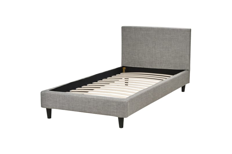 Bossom Sengeramme 90x200 cm - Grå/Mørkt træ - Møbler - Senge - Sengeramme & sengestel