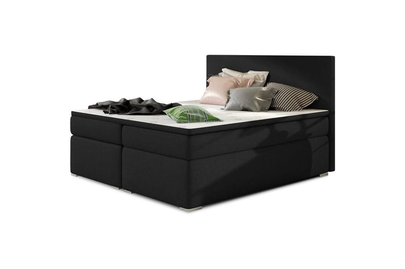 Box Spring Eltap Divalo, Sawana 14, Sort, 140x200 cm
