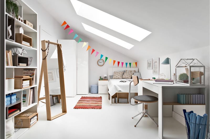 4You Seng 120x200 cm Hvid - VOX - Møbler - Senge - Boxmadras & boxseng