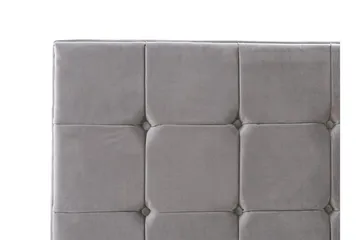 Amberta Boksseng 140x200 cm - Velour/Grå - Møbler - Senge - Sengeramme & sengestel