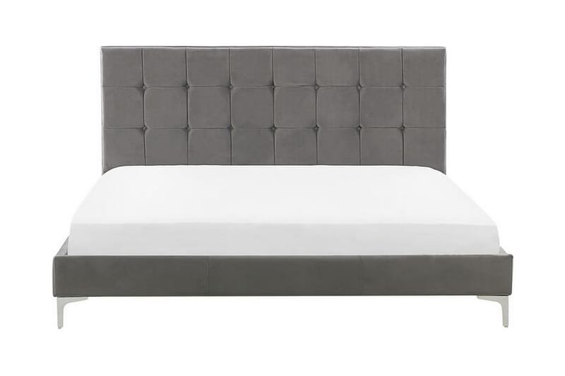 Amberta Boksseng 160x200 cm, Velour/Grå