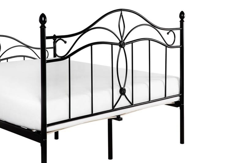 Antlia Boksseng 140x200 cm - Sort - Møbler - Senge - Sengeramme & sengestel