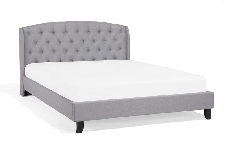 Bordeau | Dobbelt seng 140 | 200 cm - Grå - Møbler - Senge - Boxmadras & boxseng