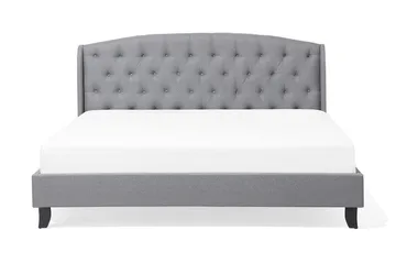 Bordeau | Dobbelt seng 180 | 200 cm - Grå - Møbler - Senge - Sengeramme & sengestel