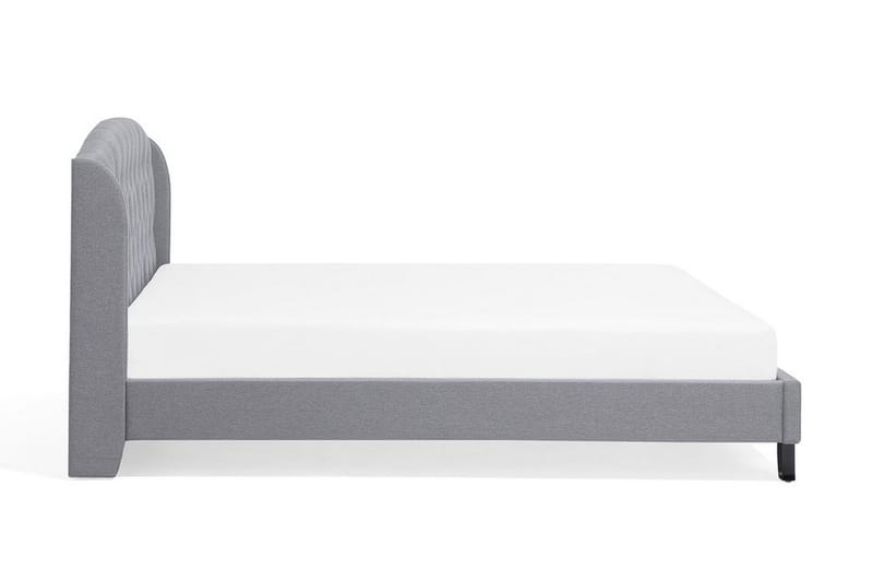 Bordeau | Dobbelt seng 180 | 200 cm - Grå - Møbler - Senge - Boxmadras & boxseng