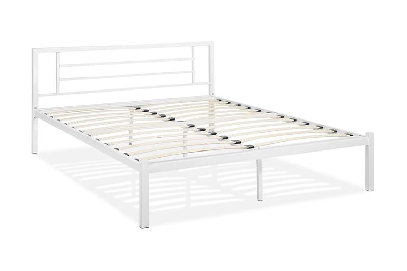 Cusset Dobbelt seng 160 | 200 cm - Hvid - Møbler - Senge - Boxmadras & boxseng