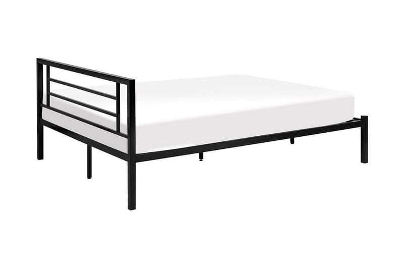 Cusset Dobbelt seng 160 | 200 cm - Sort - Møbler - Senge - Boxmadras & boxseng