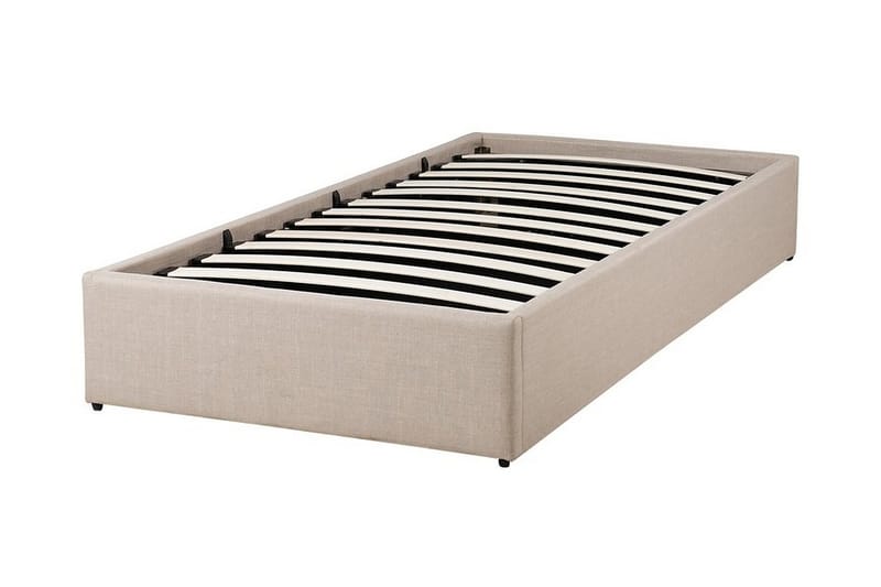 Dinan Dobbelt seng 90 | 200 cm - Beige - Møbler - Senge - Boxmadras & boxseng