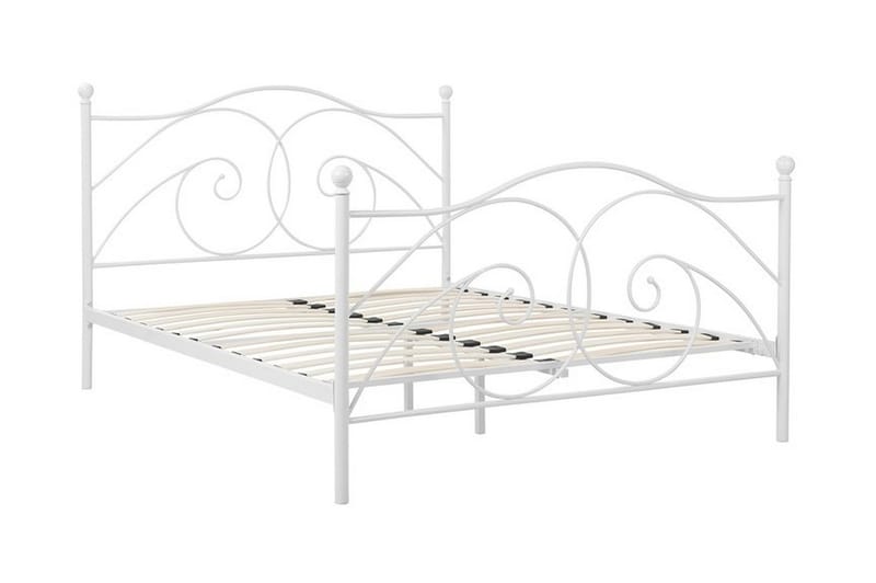 Dinard Dobbeltseng 160 | 200 cm - Hvid - Møbler - Senge - Boxmadras & boxseng