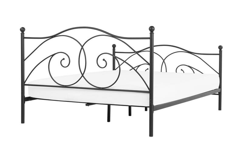 Dinard Dobbeltseng 180 | 200 cm - Sort - Møbler - Senge - Boxmadras & boxseng