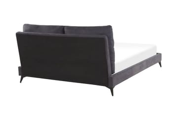 Emelle Boksseng 160x200 cm - Velour/Mørkegrå - Møbler - Senge - Sengeramme & sengestel